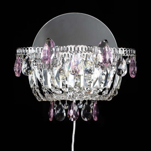 Бра Камея розовая в Самаре Гусь Хрустальный