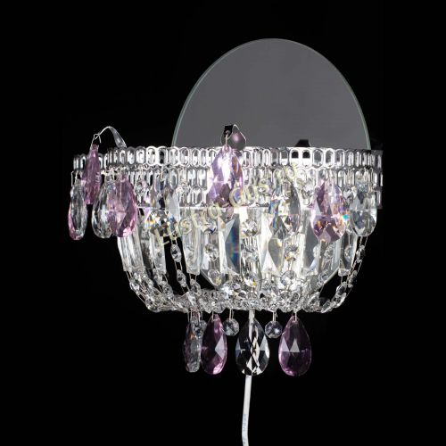 Бра Камея розовая в Самаре Гусь Хрустальный