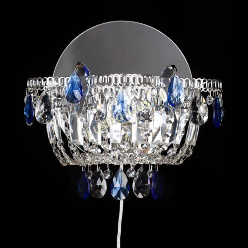 Бра Камея синяя в Самаре Гусь Хрустальный