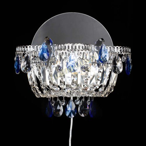 Бра Камея синяя в Самаре Гусь Хрустальный