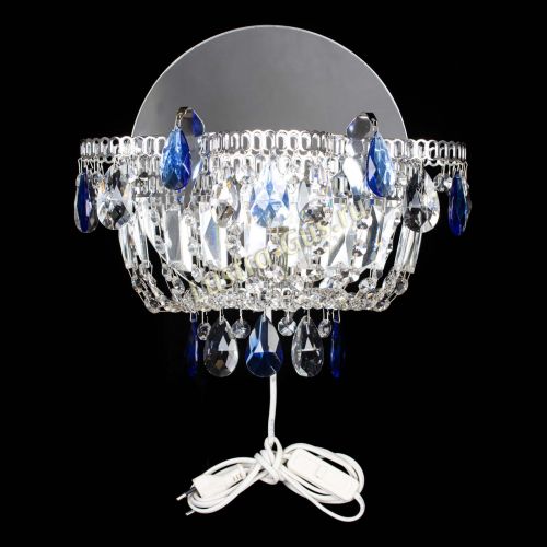 Бра Камея синяя в Самаре Гусь Хрустальный