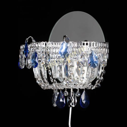 Бра Камея синяя в Самаре Гусь Хрустальный