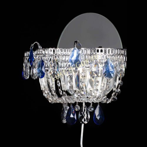 Бра Камея синяя в Самаре Гусь Хрустальный