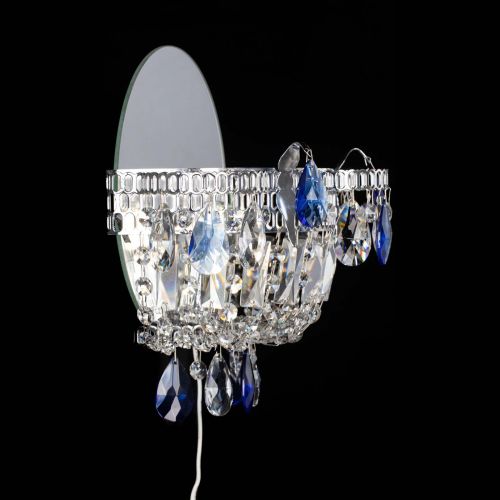 Бра Камея синяя в Самаре Гусь Хрустальный