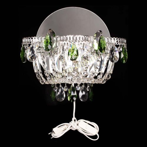 Бра Камея зеленая в Самаре Гусь Хрустальный