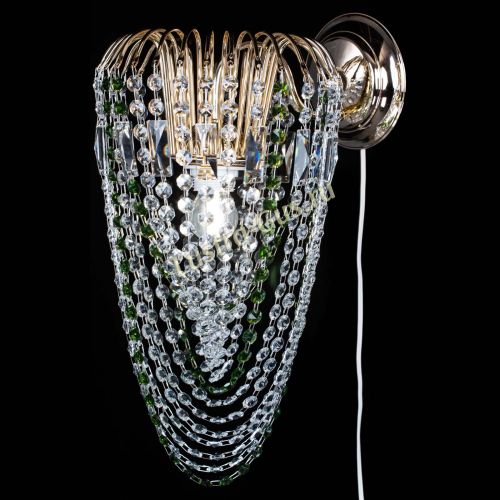 Бра Каскад Водоворот зеленая в Самаре Гусь Хрустальный