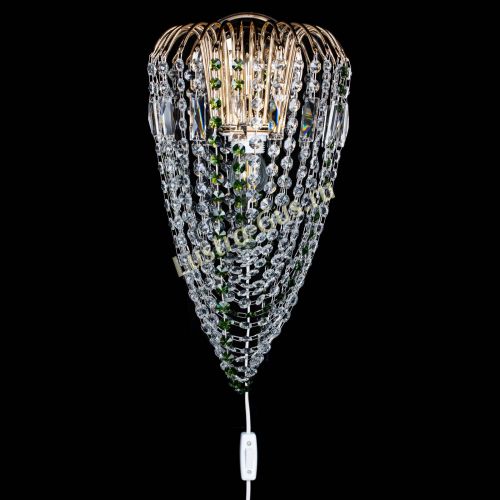 Бра Каскад Водоворот зеленая в Самаре Гусь Хрустальный