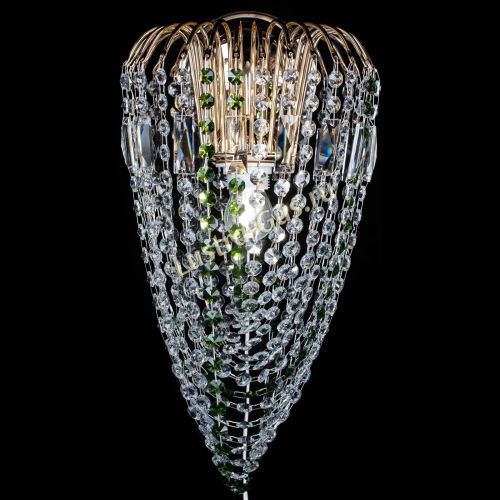 Бра Каскад Водоворот зеленая в Самаре Гусь Хрустальный