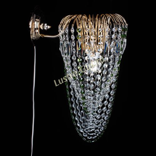 Бра Каскад Водоворот зеленая в Самаре Гусь Хрустальный