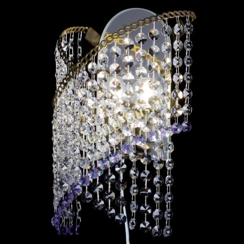 Бра Космея №1 фиолетовая под бронзу в Самаре Гусь Хрустальный