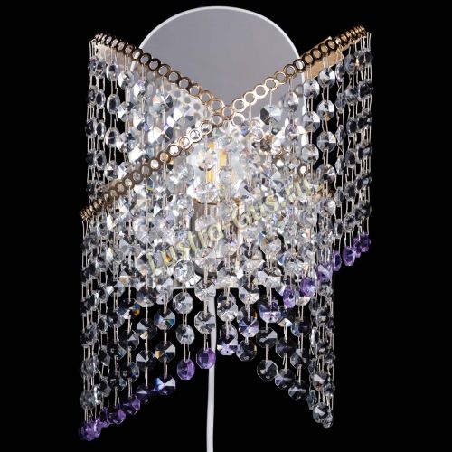 Бра Космея №1 фиолетовая в Самаре Гусь Хрустальный