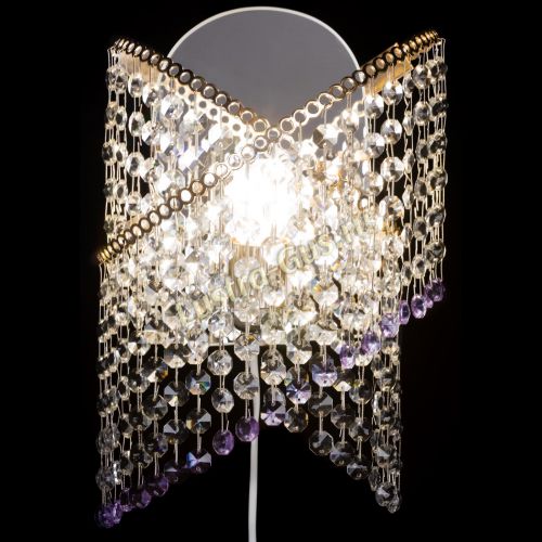 Бра Космея №1 фиолетовая в Самаре Гусь Хрустальный