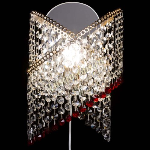 Бра Космея №1 красная в Самаре Гусь Хрустальный