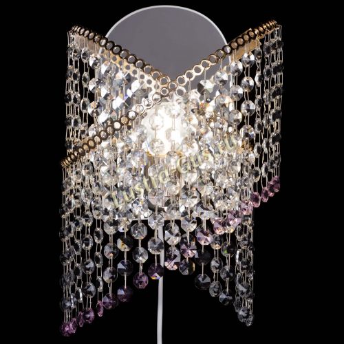 Бра Космея №1 розовая в Самаре Гусь Хрустальный