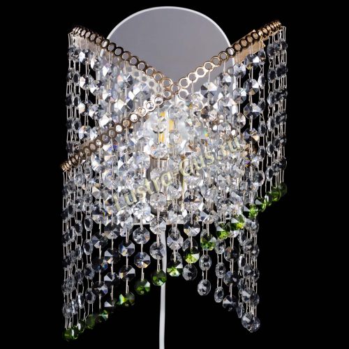 Бра Космея №1 зеленая в Самаре Гусь Хрустальный