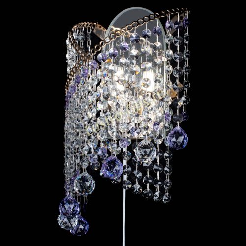 Бра Космея №3 фиолетовая в Самаре Гусь Хрустальный