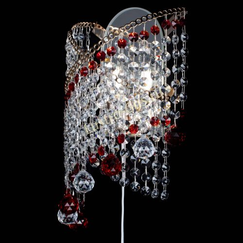 Бра Космея №3 красная в Самаре Гусь Хрустальный