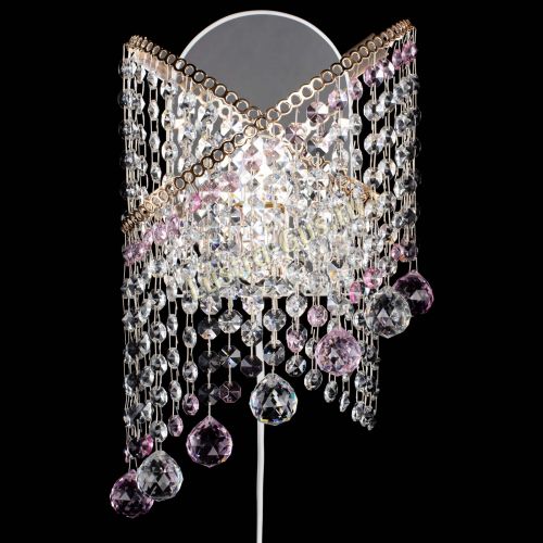 Бра Космея №3 розовая в Самаре Гусь Хрустальный