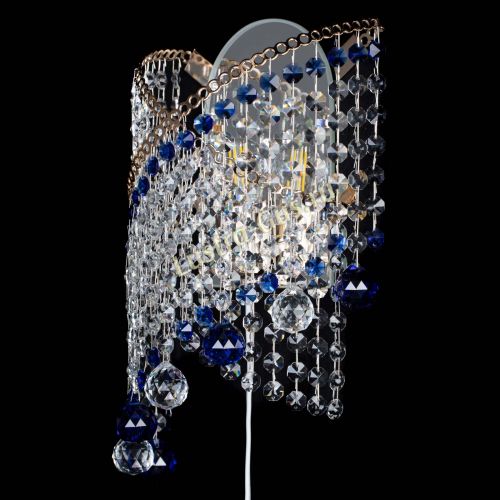 Бра Космея №3 синяя в Самаре Гусь Хрустальный