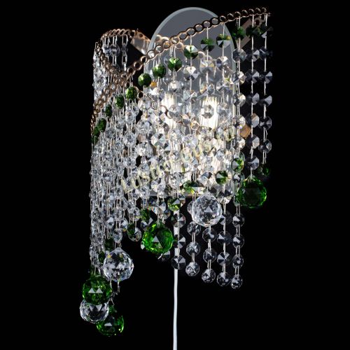 Бра Космея №3 зеленая в Самаре Гусь Хрустальный