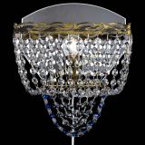 Бра Квадрат №2 под бронзу Синяя в Самаре