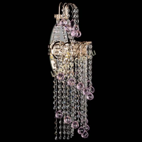 Бра Ника №5 розовая в Самаре Гусь Хрустальный