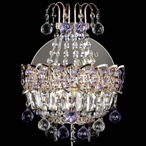 Бра Ника шар фиолетовая в Самаре Гусь Хрустальный