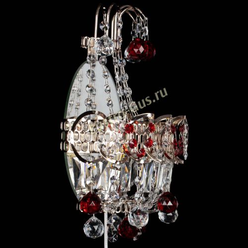 Бра Ника шар красная в Самаре Гусь Хрустальный