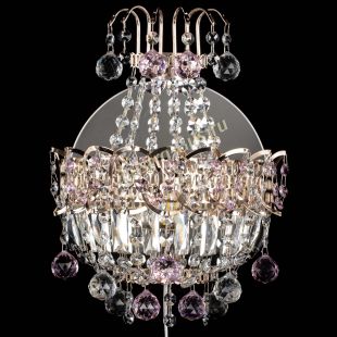  Бра Ника шар розовая