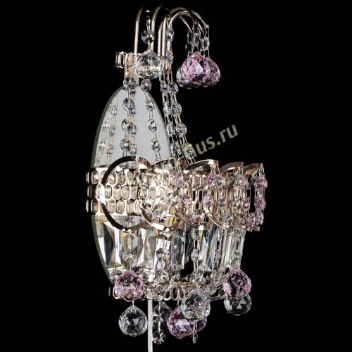 Бра Ника шар розовая в Самаре Гусь Хрустальный