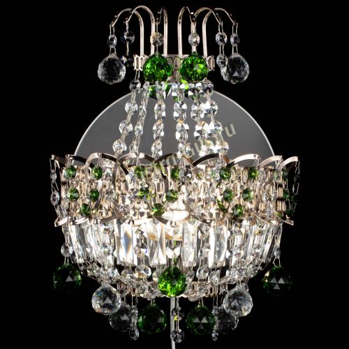 Бра Ника шар зеленая в Самаре Гусь Хрустальный