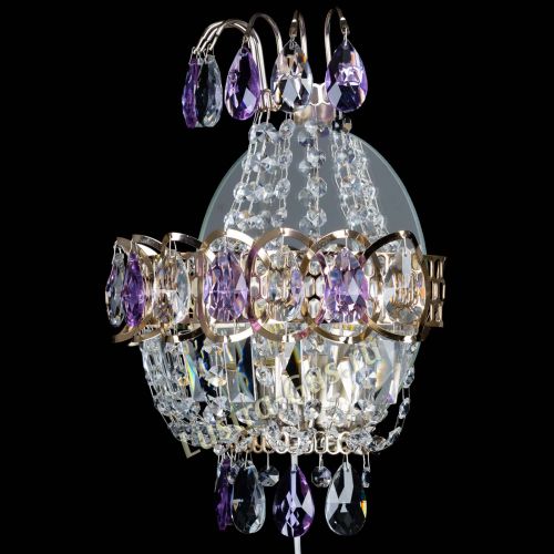 Бра Ника журавлик фиолетовая в Самаре Гусь Хрустальный