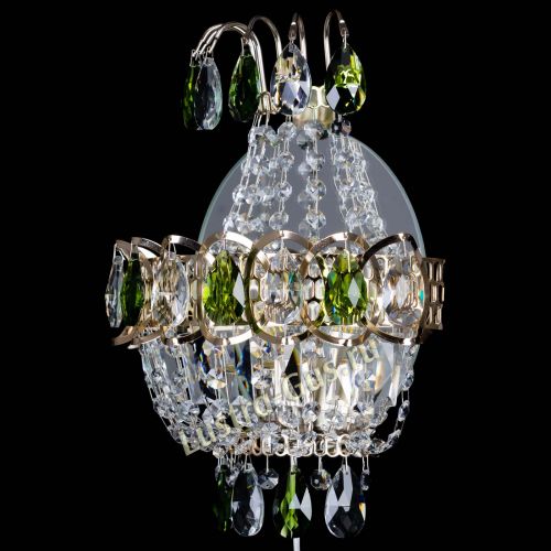 Бра Ника журавлик зеленая в Самаре Гусь Хрустальный