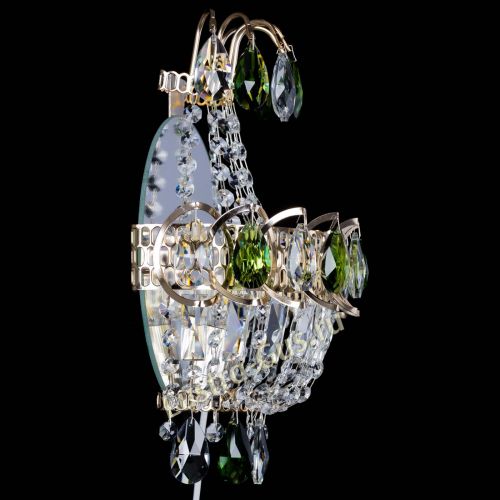 Бра Ника журавлик зеленая в Самаре Гусь Хрустальный