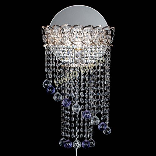 Бра Омега №1 фиолетовая в Самаре Гусь Хрустальный