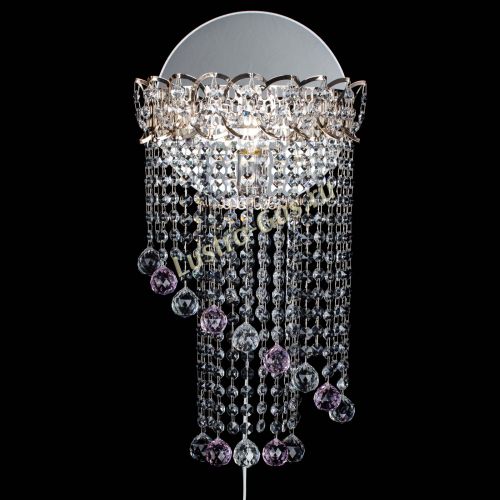 Бра Омега №1 розовая в Самаре Гусь Хрустальный