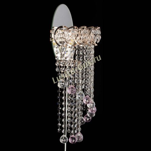 Бра Омега №1 розовая в Самаре Гусь Хрустальный