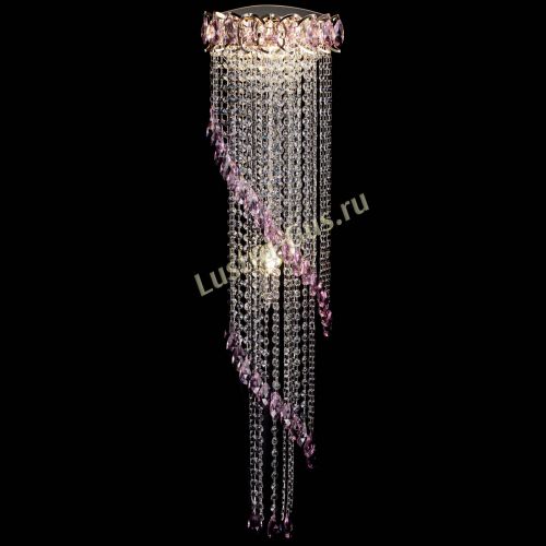 Бра Омега №4 розовая в Самаре Гусь Хрустальный