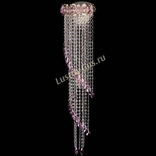 Бра Омега №4 розовая в Самаре Гусь Хрустальный