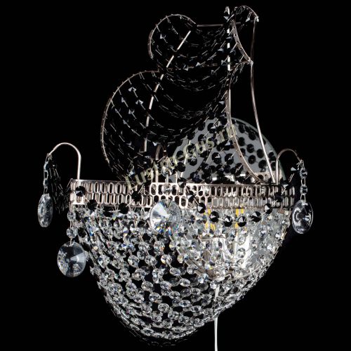 Бра Парусник №1 черная в Самаре Гусь Хрустальный