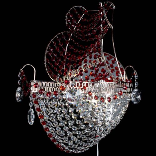 Бра Парусник №1 красная в Самаре Гусь Хрустальный