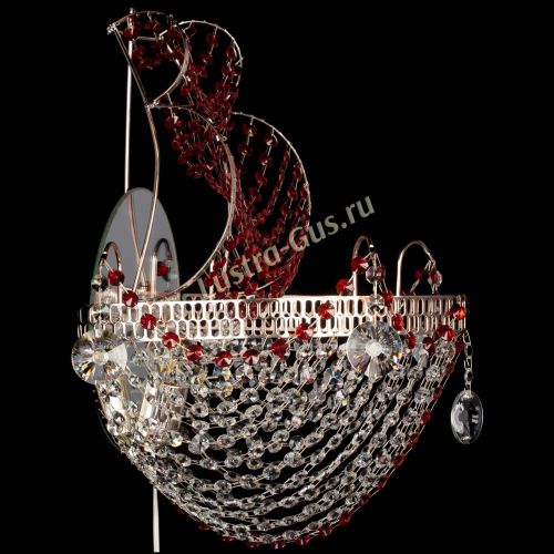 Бра Парусник №1 красная в Самаре Гусь Хрустальный