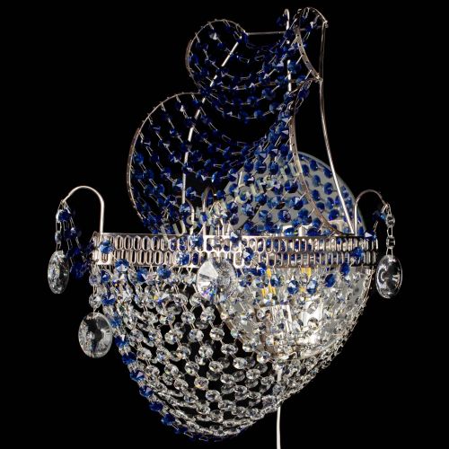 Бра Парусник №1 синяя в Самаре Гусь Хрустальный