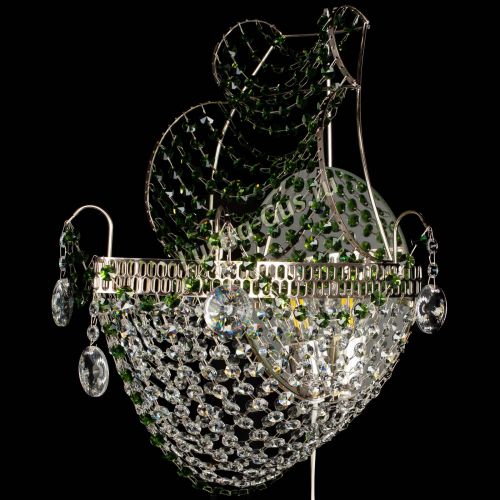 Бра Парусник №1 зеленая в Самаре Гусь Хрустальный