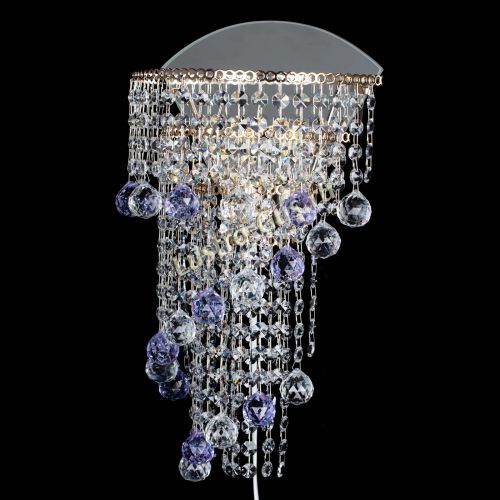 Бра Пирамида №3 фиолетовая в Самаре Гусь Хрустальный