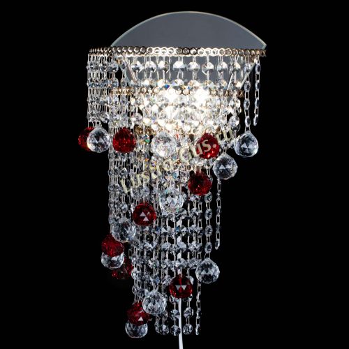 Бра Пирамида №3 красная в Самаре Гусь Хрустальный