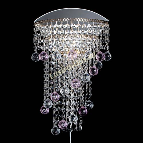 Бра Пирамида №3 розовая в Самаре Гусь Хрустальный