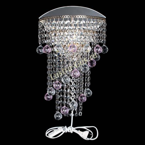 Бра Пирамида №3 розовая в Самаре Гусь Хрустальный