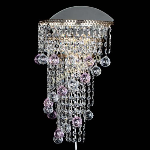 Бра Пирамида №3 розовая в Самаре Гусь Хрустальный