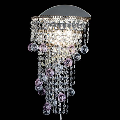 Бра Пирамида №3 розовая в Самаре Гусь Хрустальный